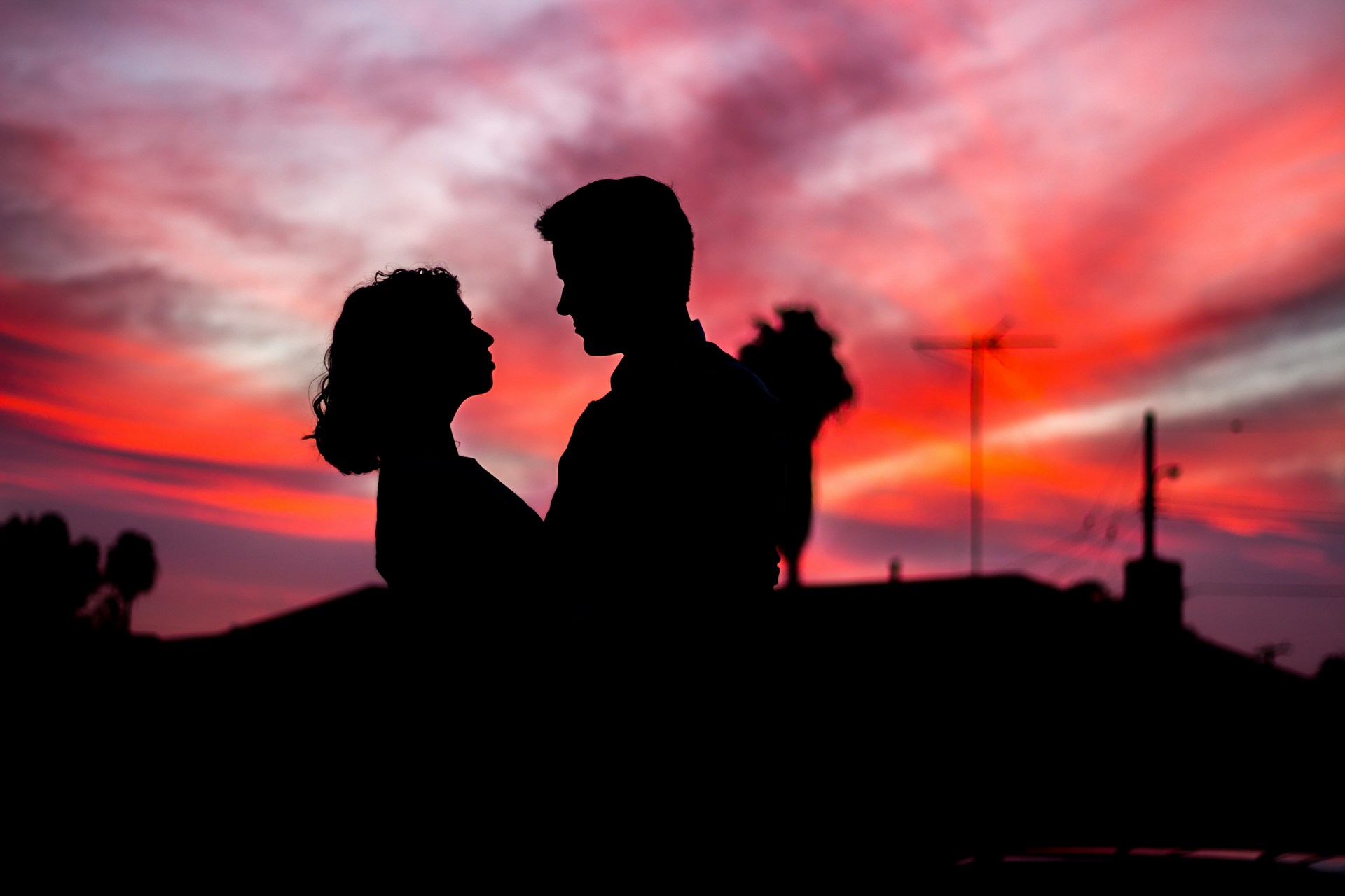 Marriage Care - Couple hugging, sunset